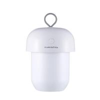 可充电加湿器迷你大容量车载加湿器家用卧室静音办公室空气净化器|橡果形白色[内置电池] 充电器套餐