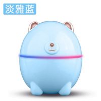 加湿器家用卧室迷你大雾容量空气学生静音usb办公室喷雾车载香薰|蓝色熊(大容量) 配5棉棒+5瓶香薰