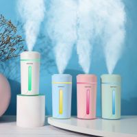 加湿器家用卧室大雾量静音孕妇婴儿迷你学生车载空气净化香薰精油|颜色随机 加湿器（加送棉棒1支）