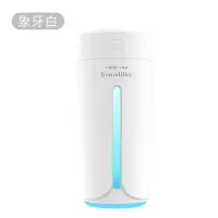 空气加湿器卧室静音办公室家用车载净化增湿气喷雾创意迷你香薰灯|白色[单机不带精油]