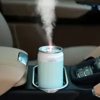 空气加湿器卧室静音办公室家用车载净化增湿气喷雾创意迷你香薰灯|[薄荷绿]+3瓶植物香薰精油