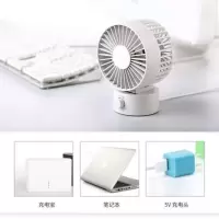 超静音双叶小风扇迷你usb学生随身便携式宿舍床上办公室桌面大风