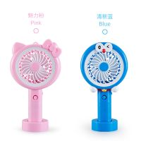 静音usb手提卡通吹泡泡喷雾充电小风扇户外学生宿舍迷你小电风扇