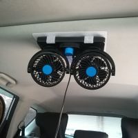 车载风扇12v24v大风力货车吊吸顶式强力静音制冷电动车内用小风扇
