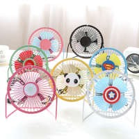 4寸usb卡通迷你风扇usb学生宿舍办公室可爱动物台式小型电风扇