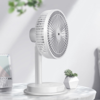 桌面大风力充电风扇办公室学生宿舍寝室床上静音小电风扇家用