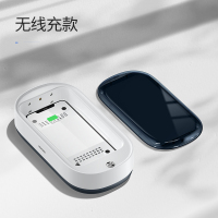 内衣衣物箱器便携手机内裤臭氧杀菌盒家用小型uv紫外线消毒机|【优雅白】双侧紫外灯★紫外线消毒★15w无线充电
