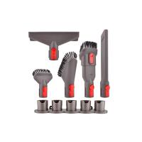 软管床褥吸尘器缝隙吸头配件v8v7v10v11除尘软毛刷头|吸头五件套+V8收纳支架