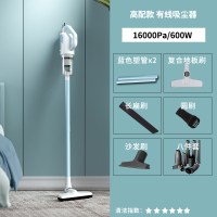 吸尘器车载强力大功率猫狗毛无线超静音手持式家用小型大吸力|白蓝+沙发刷+八件套