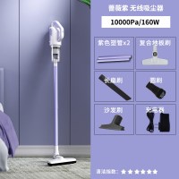 吸尘器车载强力大功率猫狗毛无线超静音手持式家用小型大吸力|(无线款)白紫