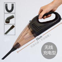 窗户缝隙清理小型吸尘机手持无线床上用门窗槽沟清洁吸尘器锂电池|黑色(普通款)