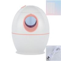 加湿器办公室空气香薰家用静音大容量雾量净化孕妇婴儿喷雾|粉色小新+6根棉棒送数据线