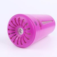 新款迷你空气加湿器 静音办公室家用车载加湿器 大容量小夜灯加湿|车载型紫(单机无精油)