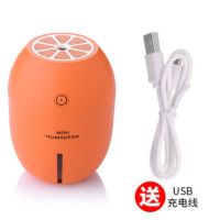 加湿器同款车载迷你家用加湿器学生卧室保湿喷雾器静音香薰灯|橘色+植物香薰精油3瓶