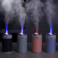 卧室静音湿气喷雾创意迷你灯香薰灯光usb办公室车载净化增加湿器|-颜色随机 加湿器+1瓶植物香薰精油