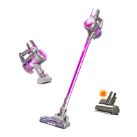 便携式家用大吸力大功率静音手持强力除螨美国无线吸尘器|红色796标配+电动除螨刷