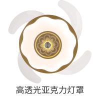卧室吊灯风扇家用客厅餐厅吊扇风扇电风扇大风扇灯吊扇灯风力风扇