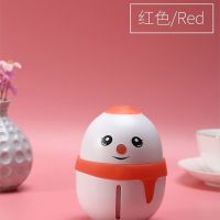 加湿器喷雾器便携式卡通婴儿补水卧室家用迷你静音夜光网红款办公|蓝精灵红色