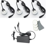 加湿器3头雾化头水景鱼池轮流水假山盆景造景摆件园林|一拖三电源+无灯+雾化片钥匙