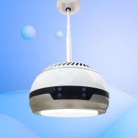 麻将机棋牌室会所专用空气净化器抽烟机家用房间排二手烟吸烟宝灯|白色圆形灯智能高配版