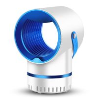 usb捕蚊器卧室光触媒家用静音驱蚊器灭蚊神器吸入式灭蚊灯无辐射|珍珠白【赠诱蚊贴】