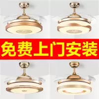风扇灯客厅隐形吊扇灯餐厅卧室电扇灯具风扇吊灯