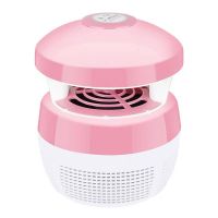 灭蚊灯家用室内一扫光led静音驱蚊器捕蚊神器婴儿卧室usb插电蚊子|粉红色