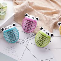 全自动吸入式3d灭蚊灯神器灭蝇灯静音灭蚊驱蚊器无辐射家用卧室|熊猫造型[电击式]灭蚊灯