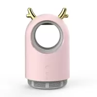 宝宝可用宿舍神器孕妇室内超声波灭蚊器家用驱蚊器灭蚊灯蚊子静音|169鹿角粉色