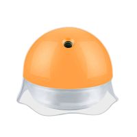 卧室孕妇迷你车载卡通家用静音jsq学生创意加湿器婴儿可爱usb小型|橙黄色 水母加湿器