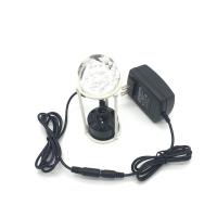 盆景配件假山喷泉造雾加湿器起雾器超声波轮鱼缸制雾器|一套塑料无灯+支架+水晶球