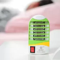 物理驱蚊器灭蚊神器捕家用室内卧室静音插电捉蚊虫蚊子婴儿灭蚊灯|绿色 2个装