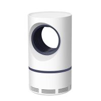 驱蚊器无辐射led静音家用灭蚊灯卧室婴儿孕妇吸蚊神器驱蚊灯室内|高效版6灯-USB插头-白色