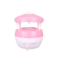 适用捕蚊灯usb驱蚊器孕妇婴儿家用卧室灭蚊神器灭蚊灯灭蚊|粉色[电机升级款] 捕蚊灯[USB供电]+适配器