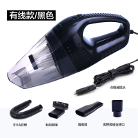 内用家用大功率汽车车载吸尘器小型强力干无线充电湿两用|黑色 无线充电款