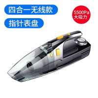 车载吸尘器无线充电充气泵汽车用强力专用家车内两用大功率四合一|无线指针四合一版[吸尘+充气+测压+照明]
