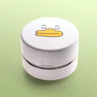 清洁机吸笔灰迷你屑学文具清理神器吸尘器吸强力桌上款充电桌面橡皮擦屑渣小型电|kakaofriends白色(USB可充电)