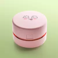 清洁机吸笔灰迷你屑学文具清理神器吸尘器吸强力桌上款充电桌面橡皮擦屑渣小型电|kakaofriends浅红(USB可充电)
