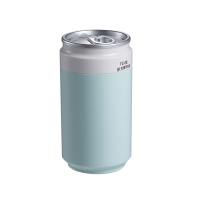 雾化汽车家车两用消除异味喷雾空气内用香薰净化器加湿器车载usb|可乐罐加湿器[薄荷绿]备用棉棒4根