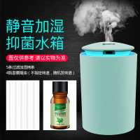 家用静音空气香薰车内迷你小型加湿器喷雾消除异味汽车净化器|薄荷绿(5根过滤棉棒+4瓶精油)