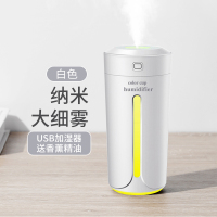 除甲醛家用汽车内喷雾化车载净化器负离子车载空气臭氧杀菌加湿器|白色USB加湿器(送香薰精油)