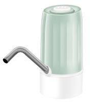 桶压水器手压式矿泉水迷你饮水机小型台式宿舍桶装水抽水器|按键特价款子绿色