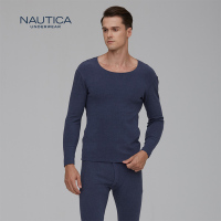 Nautica Underwear诺帝卡保暖衣男士秋冬新品轻薄舒适秋衣秋裤套装打底衣
