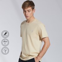 NAUTICA UNDERWEAR[100%棉]男士打底短袖圆领家居外穿运动休闲舒适透气上衣