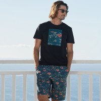 NAUTICA Underwear[情侣装]夏季男士体恤圆领短袖男上衣短裤套装