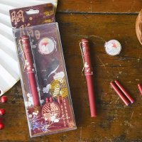 中国风钢笔古风小学生用可换墨囊三年级正姿练字书法专用墨囊钢笔