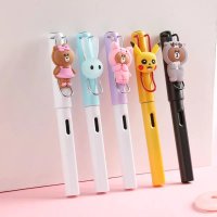 罗氏皮卡丘学生墨囊钢笔正姿成人书法练字摩易擦可擦蓝3 4mm通用