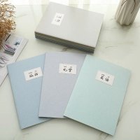 批发16K大号38页牛皮韩版记事本语文数学作文英语物理作业本