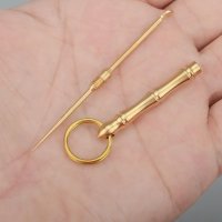 铜牙签家用耳勺套装成人防身器合法多功能便携剔牙神器水果签