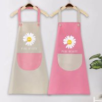 大人时尚版围裙女厨房网红家用做饭餐厅工作服围裙女防水防油围腰